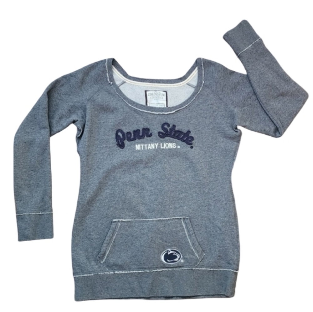 Penn State Nittany‎ Lions Colosseum Athletics Gray Sweatshirt Women's XL